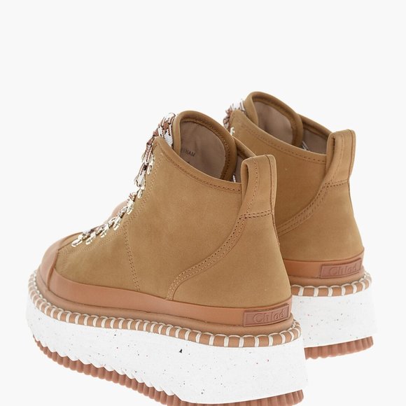 New Chloe Brown Lilli Ankle Boots Size 35 5 - Picture 2 of 3